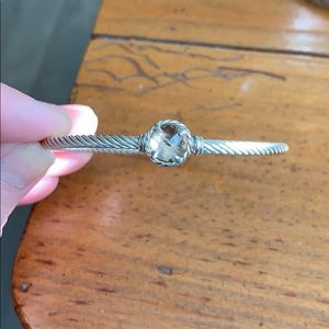 David Yurman 3mm Chatelaine Bracelet Morganite